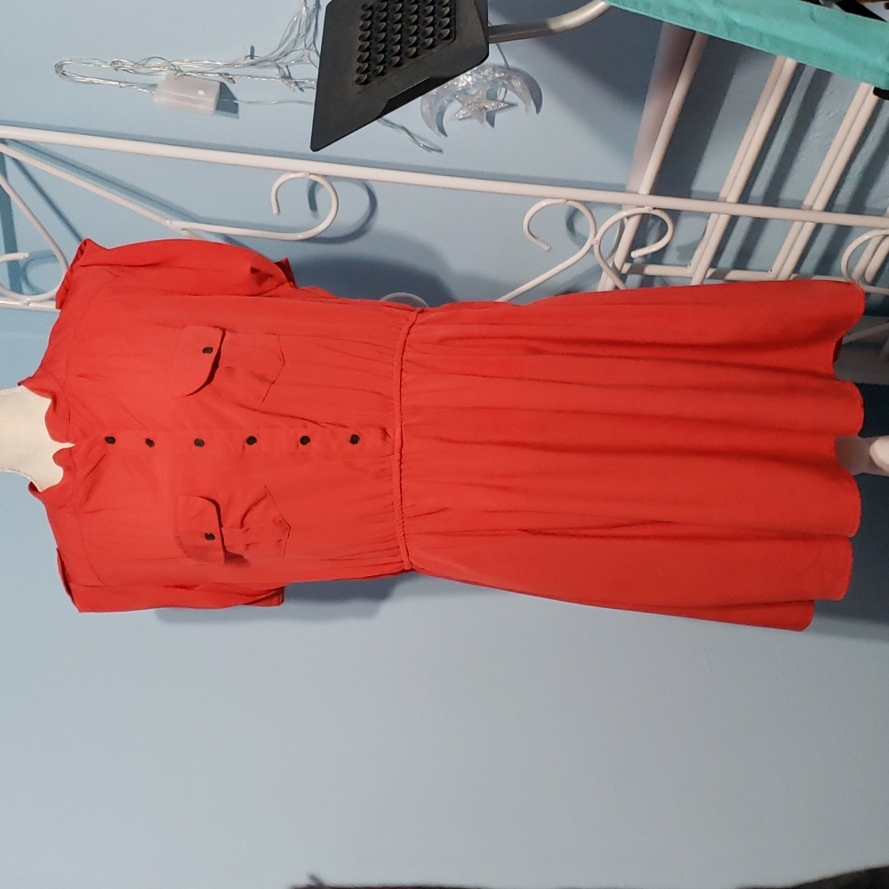 Button Up Sleeveless Dress